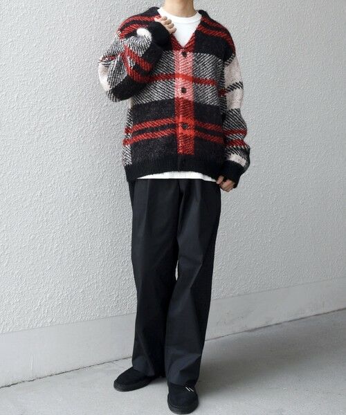 SHIPS / シップス カーディガン・ボレロ | SHIPS any:〈手洗い可能〉アルパカ ミックス シャギー チェック ニット カーディガン◇ | 詳細6