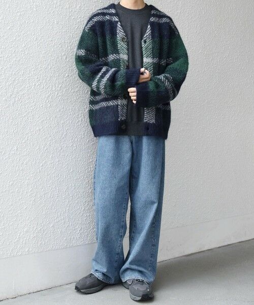 SHIPS / シップス カーディガン・ボレロ | SHIPS any:〈手洗い可能〉アルパカ ミックス シャギー チェック ニット カーディガン◇ | 詳細15