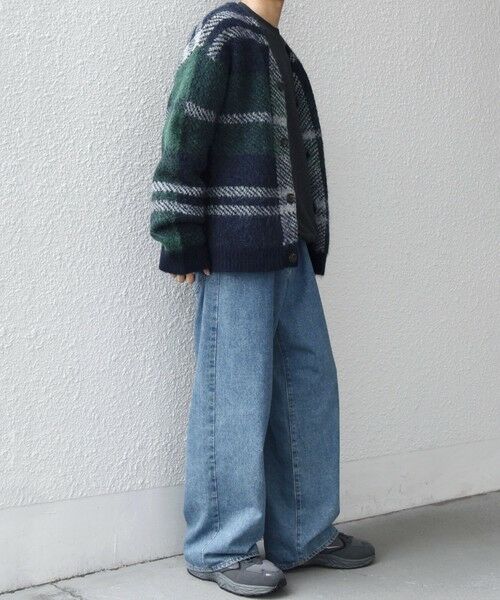 SHIPS / シップス カーディガン・ボレロ | SHIPS any:〈手洗い可能〉アルパカ ミックス シャギー チェック ニット カーディガン◇ | 詳細16