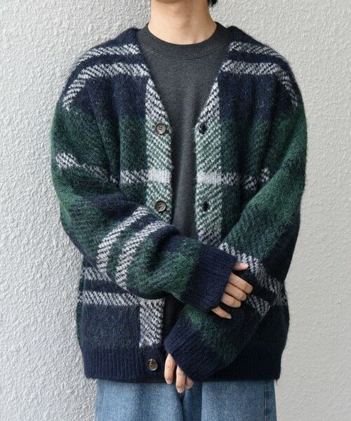 SHIPS / シップス カーディガン・ボレロ | SHIPS any:〈手洗い可能〉アルパカ ミックス シャギー チェック ニット カーディガン◇ | 詳細17