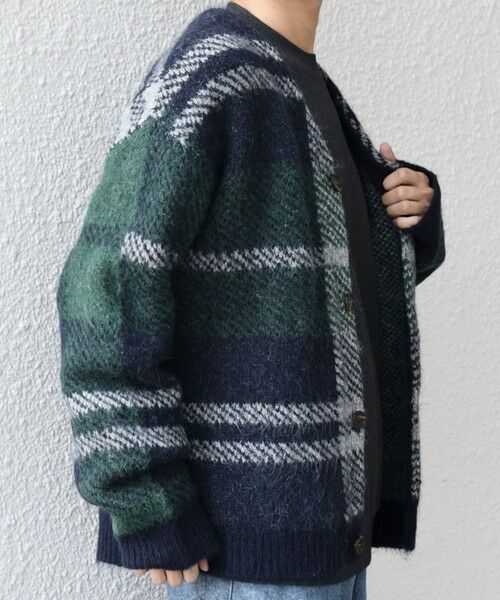 SHIPS / シップス カーディガン・ボレロ | SHIPS any:〈手洗い可能〉アルパカ ミックス シャギー チェック ニット カーディガン◇ | 詳細19