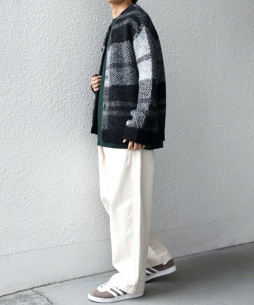 SHIPS / シップス カーディガン・ボレロ | SHIPS any:〈手洗い可能〉アルパカ ミックス シャギー チェック ニット カーディガン◇ | 詳細14