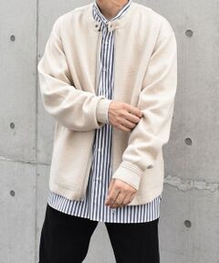 SHIPS / シップス カーディガン・ボレロ | SHIPS any: 〈手洗い可能〉コットン カシミヤ ニット シングルライダース ブルゾン◇