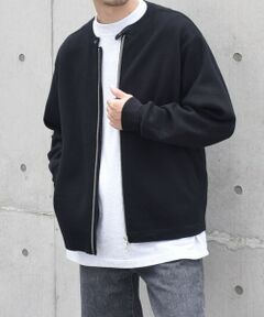 SHIPS / シップス カーディガン・ボレロ | SHIPS any: 〈手洗い可能〉コットン カシミヤ ニット シングルライダース ブルゾン◇