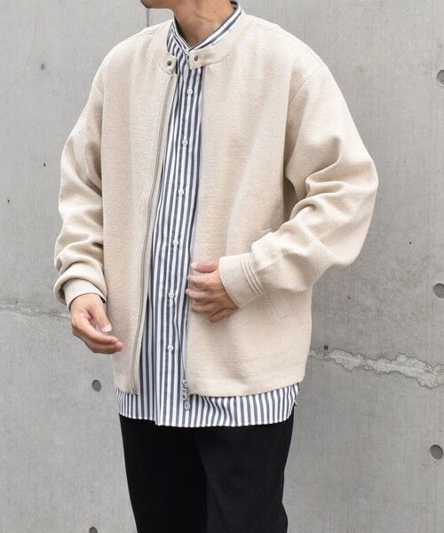 SHIPS / シップス カーディガン・ボレロ | SHIPS any: 〈手洗い可能〉コットン カシミヤ ニット シングルライダース ブルゾン◇ | 詳細3