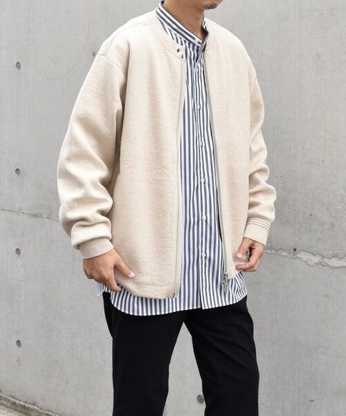 SHIPS / シップス カーディガン・ボレロ | SHIPS any: 〈手洗い可能〉コットン カシミヤ ニット シングルライダース ブルゾン◇ | 詳細5