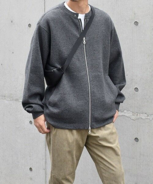 SHIPS / シップス カーディガン・ボレロ | SHIPS any: 〈手洗い可能〉コットン カシミヤ ニット シングルライダース ブルゾン◇ | 詳細8