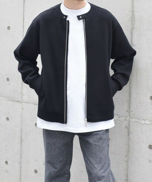 SHIPS / シップス カーディガン・ボレロ | SHIPS any: 〈手洗い可能〉コットン カシミヤ ニット シングルライダース ブルゾン◇ | 詳細13