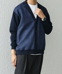 SHIPS / シップス カーディガン・ボレロ | SHIPS any: 〈手洗い可能〉コットン カシミヤ混 コンビ ニット ジャケット◇