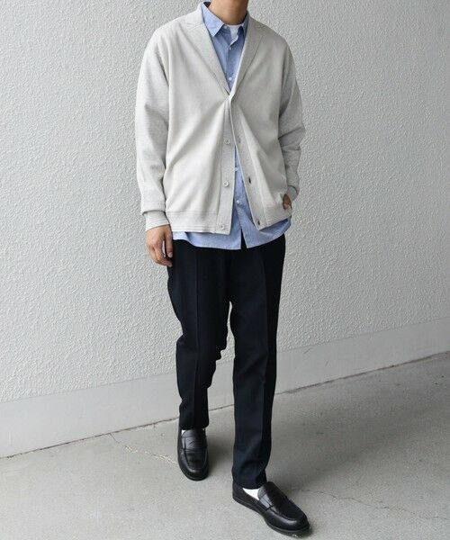 SHIPS / シップス カーディガン・ボレロ | SHIPS any: 〈手洗い可能〉コットン カシミヤ混 コンビ ニット ジャケット◇ | 詳細1