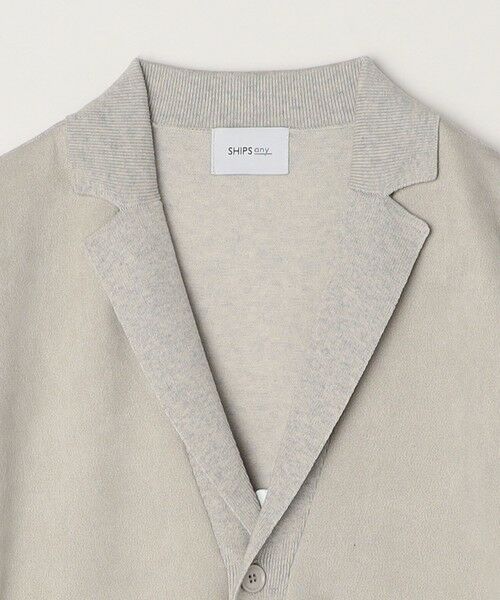 SHIPS / シップス カーディガン・ボレロ | SHIPS any: 〈手洗い可能〉コットン カシミヤ混 コンビ ニット ジャケット◇ | 詳細7