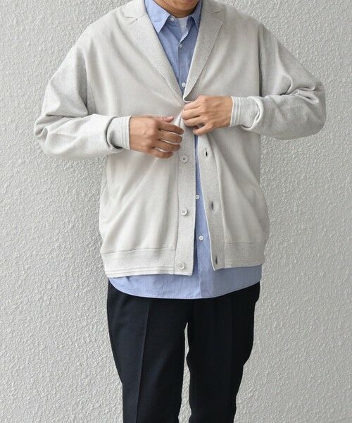 SHIPS / シップス カーディガン・ボレロ | SHIPS any: 〈手洗い可能〉コットン カシミヤ混 コンビ ニット ジャケット◇ | 詳細3