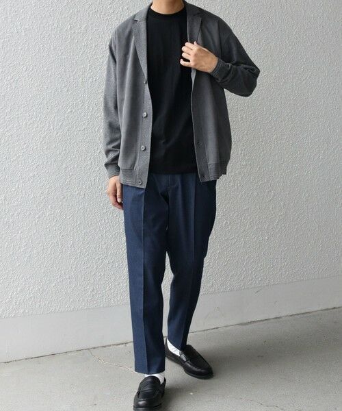 SHIPS / シップス カーディガン・ボレロ | SHIPS any: 〈手洗い可能〉コットン カシミヤ混 コンビ ニット ジャケット◇ | 詳細13