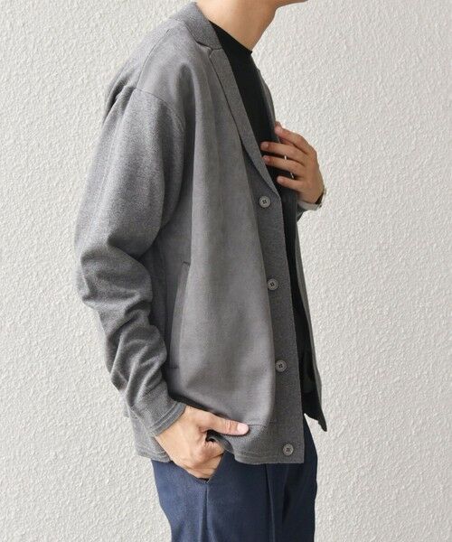 SHIPS / シップス カーディガン・ボレロ | SHIPS any: 〈手洗い可能〉コットン カシミヤ混 コンビ ニット ジャケット◇ | 詳細16