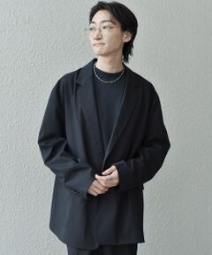 SHIPS / シップス テーラードジャケット | SHIPS any: オーバーサイズ ウール混 ダブルジャケット (セットアップ対応)◇