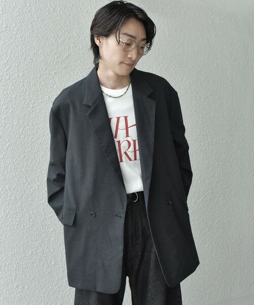 SHIPS / シップス テーラードジャケット | SHIPS any: オーバーサイズ ウール混 ダブルジャケット (セットアップ対応)◇ | 詳細6