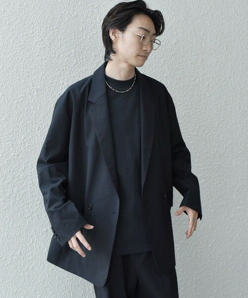 SHIPS / シップス テーラードジャケット | SHIPS any: オーバーサイズ ウール混 ダブルジャケット (セットアップ対応)◇ | 詳細24