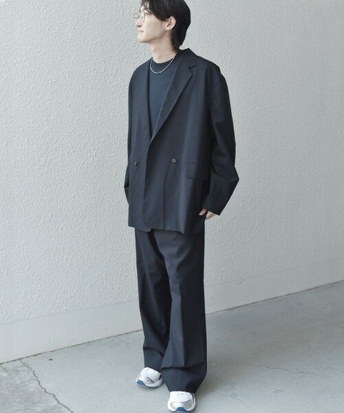 SHIPS / シップス テーラードジャケット | SHIPS any: オーバーサイズ ウール混 ダブルジャケット (セットアップ対応)◇ | 詳細21