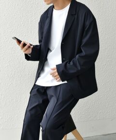 SHIPS / シップス テーラードジャケット | SHIPS any: 〈洗濯機可能〉ストレッチ ナイロン リラックス ジャケット (セットアップ対応)◇