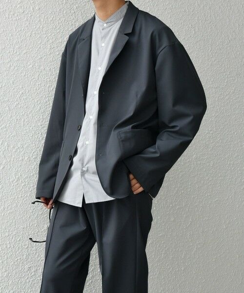 SHIPS / シップス テーラードジャケット | SHIPS any: 〈洗濯機可能〉ストレッチ ナイロン リラックス ジャケット (セットアップ対応)◇ | 詳細5