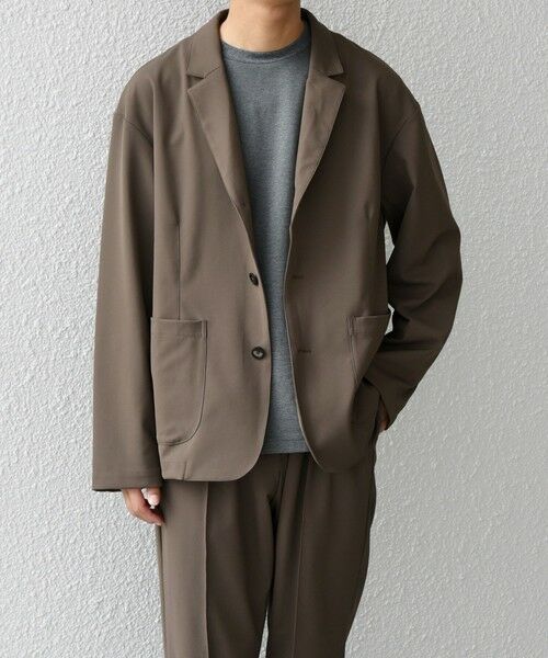 SHIPS / シップス テーラードジャケット | SHIPS any: 〈洗濯機可能〉ストレッチ ナイロン リラックス ジャケット (セットアップ対応)◇ | 詳細23