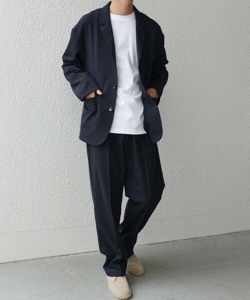 SHIPS / シップス テーラードジャケット | SHIPS any: 〈洗濯機可能〉ストレッチ ナイロン リラックス ジャケット (セットアップ対応)◇ | 詳細30