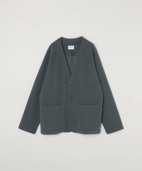 SHIPS / シップス ノーカラージャケット | SHIPS any: 〈洗濯機可能〉ソフトダンボール ウォーム ノーカラー リラックス ジャケット◇ | 詳細6