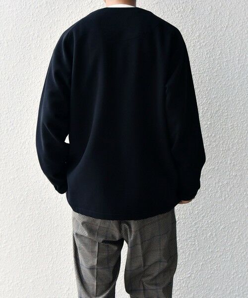 SHIPS / シップス ノーカラージャケット | SHIPS any: 〈洗濯機可能〉ソフトダンボール ウォーム ノーカラー リラックス ジャケット◇ | 詳細12