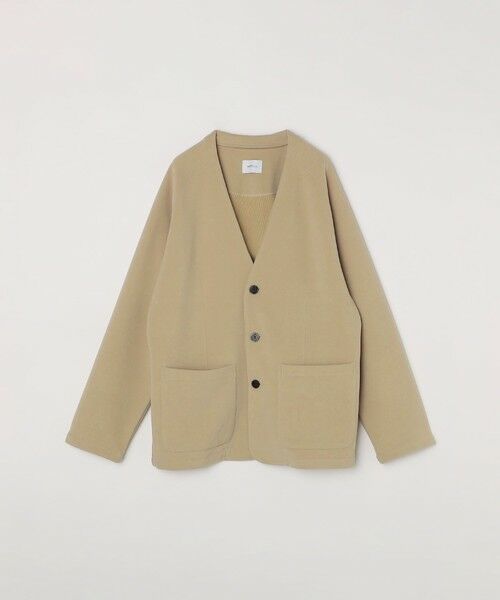 SHIPS / シップス ノーカラージャケット | SHIPS any: 〈洗濯機可能〉ソフトダンボール ウォーム ノーカラー リラックス ジャケット◇ | 詳細21