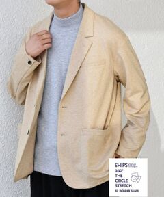 SHIPS / シップス テーラードジャケット | SHIPS any: 360° THE CIRCLE STRETCH ウールライク ジャケット(セットアップ対応)◇