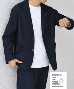 SHIPS / シップス テーラードジャケット | SHIPS any: 360° THE CIRCLE STRETCH ジャガード ジャージー ジャケット(セットアップ対応)◇