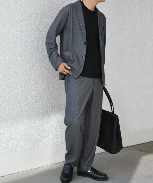 SHIPS / シップス テーラードジャケット | SHIPS any: 360° THE CIRCLE STRETCH ジャガード ジャージー ジャケット(セットアップ対応)◇ | 詳細2