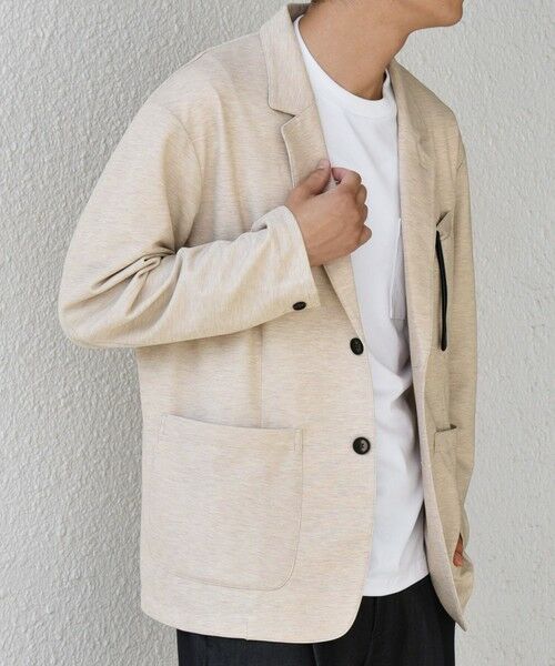 SHIPS / シップス テーラードジャケット | SHIPS any: 360° THE CIRCLE STRETCH ジャガード ジャージー ジャケット(セットアップ対応)◇ | 詳細13