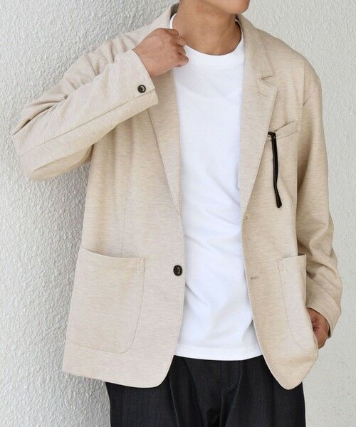 SHIPS / シップス テーラードジャケット | SHIPS any: 360° THE CIRCLE STRETCH ジャガード ジャージー ジャケット(セットアップ対応)◇ | 詳細11