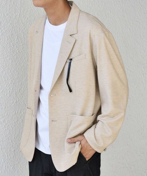 SHIPS / シップス テーラードジャケット | SHIPS any: 360° THE CIRCLE STRETCH ジャガード ジャージー ジャケット(セットアップ対応)◇ | 詳細12