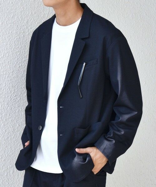 SHIPS / シップス テーラードジャケット | SHIPS any: 360° THE CIRCLE STRETCH ジャガード ジャージー ジャケット(セットアップ対応)◇ | 詳細20