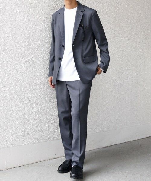 SHIPS / シップス セットアップ | SHIPS any:〈洗濯機可能/抗ピリング〉ウールライク オールシーズン セットアップ ジャケット & イージーパンツ◇ | 詳細1