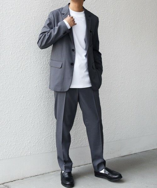 SHIPS / シップス セットアップ | SHIPS any:〈洗濯機可能/抗ピリング〉ウールライク オールシーズン セットアップ ジャケット & イージーパンツ◇ | 詳細2