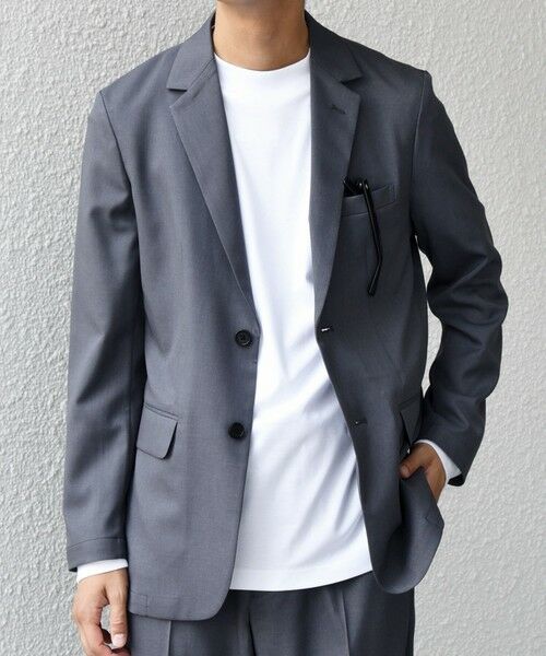 SHIPS / シップス セットアップ | SHIPS any:〈洗濯機可能/抗ピリング〉ウールライク オールシーズン セットアップ ジャケット & イージーパンツ◇ | 詳細3