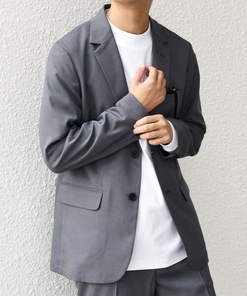 SHIPS / シップス セットアップ | SHIPS any:〈洗濯機可能/抗ピリング〉ウールライク オールシーズン セットアップ ジャケット & イージーパンツ◇ | 詳細5