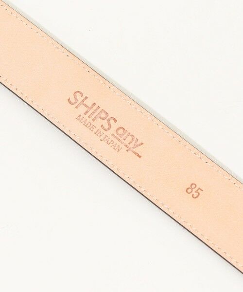 SHIPS / シップス ベルト・サスペンダー | SHIPS any: ドレス カウレザー ベルト◇ | 詳細3
