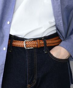 SHIPS / シップス ベルト・サスペンダー | SHIPS any: WYNY ベジタブル タンニン メッシュベルト◇