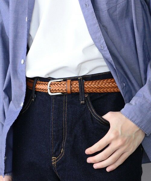 SHIPS / シップス ベルト・サスペンダー | SHIPS any: WYNY ベジタブル タンニン メッシュベルト◇ | 詳細4