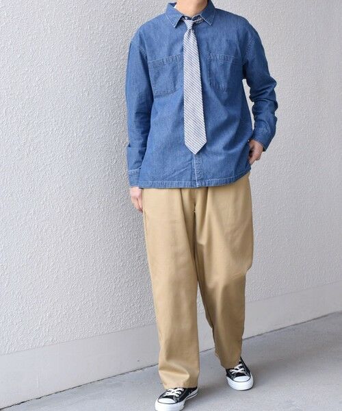 SHIPS / シップス ネクタイ | 【SHIPS any 別注】ORDINARY FITS: ダンガリー カジュアル ネクタイ◇ | 詳細8