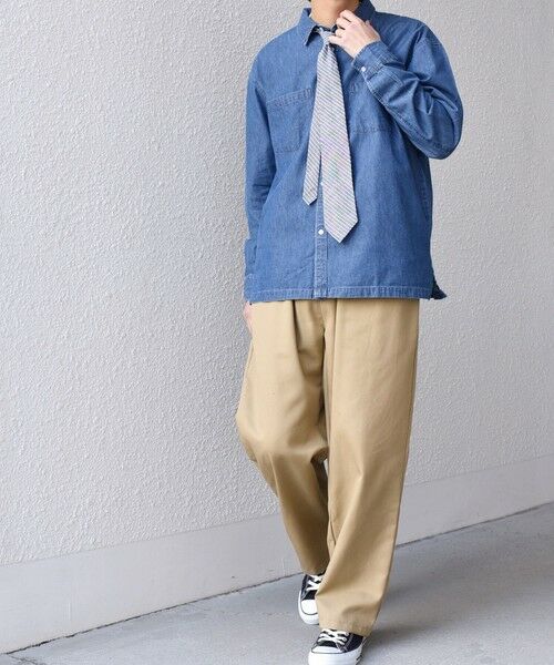 SHIPS / シップス ネクタイ | 【SHIPS any 別注】ORDINARY FITS: ダンガリー カジュアル ネクタイ◇ | 詳細9