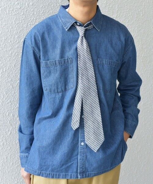 SHIPS / シップス ネクタイ | 【SHIPS any 別注】ORDINARY FITS: ダンガリー カジュアル ネクタイ◇ | 詳細10
