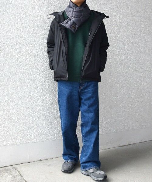 SHIPS / シップス マフラー・ショール・スヌード・ストール | TAION:〈手洗い可能〉ミリタリー キルティング リバーシブル ダウンマフラー | 詳細1