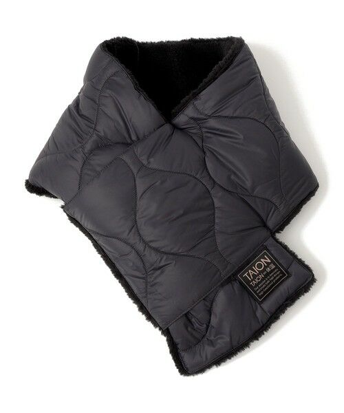 SHIPS / シップス マフラー・ショール・スヌード・ストール | TAION:〈手洗い可能〉ミリタリー キルティング リバーシブル ダウンマフラー | 詳細8