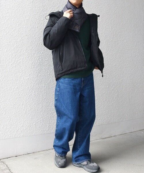 SHIPS / シップス マフラー・ショール・スヌード・ストール | TAION:〈手洗い可能〉ミリタリー キルティング リバーシブル ダウンマフラー | 詳細2