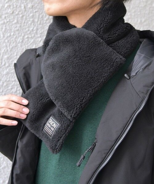 SHIPS / シップス マフラー・ショール・スヌード・ストール | TAION:〈手洗い可能〉ミリタリー キルティング リバーシブル ダウンマフラー | 詳細7